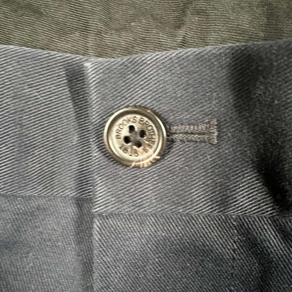 Brooks Brothers Pants Mens 37x30 Blue Clark Fit‎ Advantage Chino Dress Casual